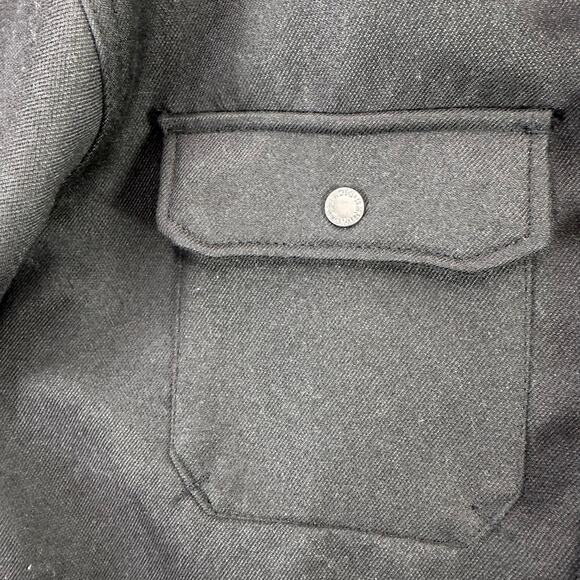 Dickies Black Quilted Insulated Flannel Shirt Jacket with Hood Size L/G (42-44) - Picture 9 of 13